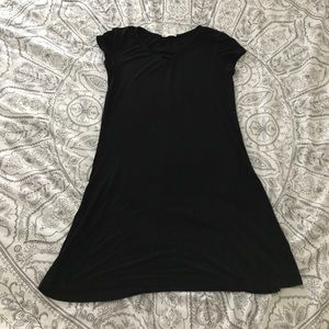 Kids Black Tee shirt dress