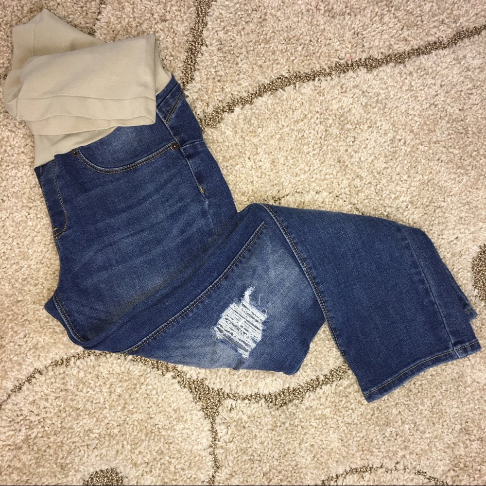 Bella Vida Maternity Jeans Size S super Stretch