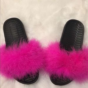 Fur Sandals
