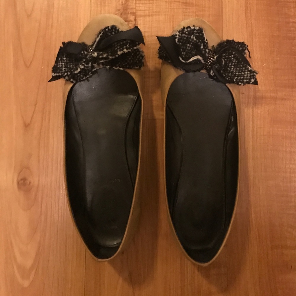 J. Crew Bow Flats - Picture 1 of 3
