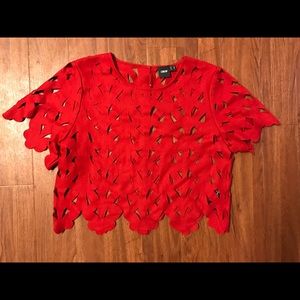 Asos red beautiful shirt