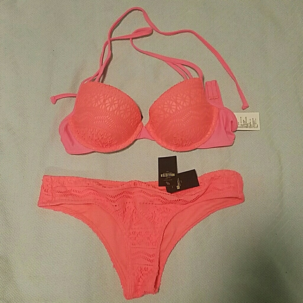 Pink Lace Bikini