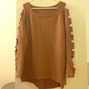 Cool Sweater with special design on sleeve