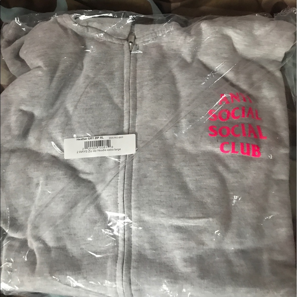 Anti Social Club Zip Up