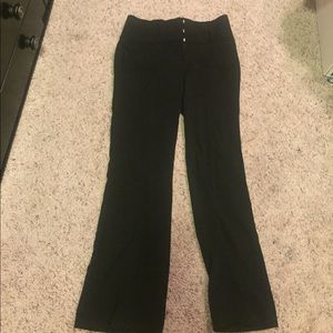 Black professional, work pants.