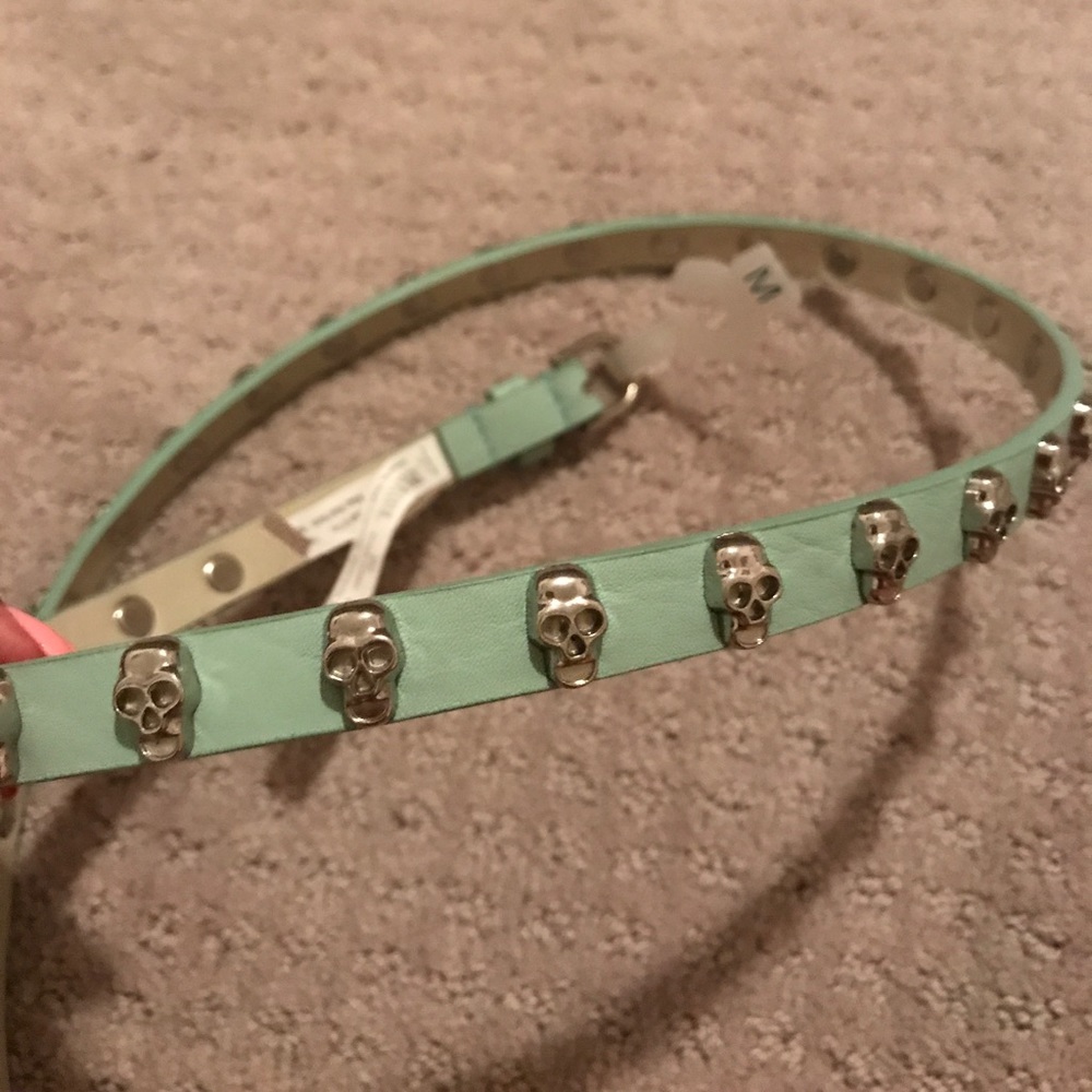 Turquoise Skull Belt NWT