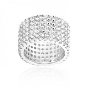 ❌SOLD❌Stunning Rhodium Plated Cubic Zirconia Ring