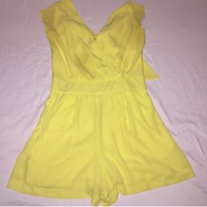 Gianni Bini yellow romper