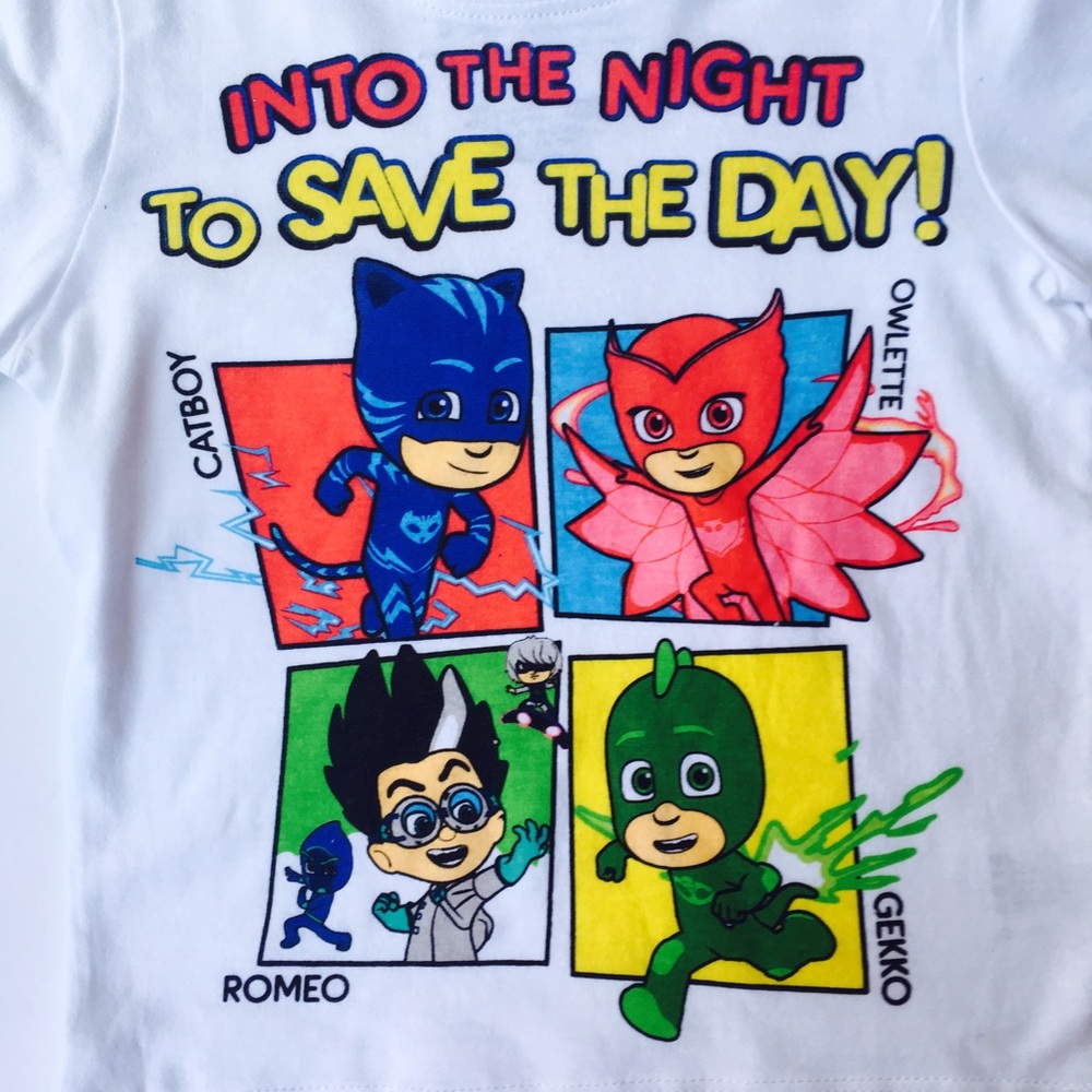 NWT Disney Jr. PJ Masks tee - Picture 4 of 8