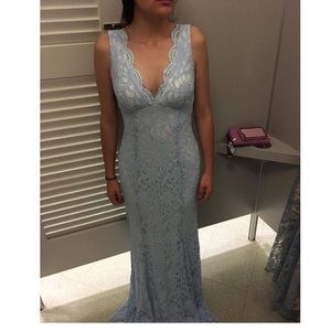 Gorgeous light blue prom dress