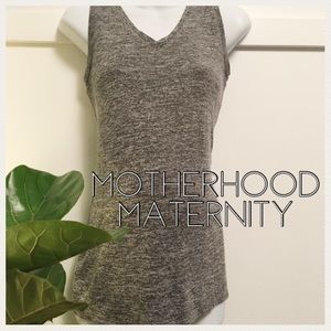 Motherhood Maternity Tops - Long stretchy maternity tank top heathered gray Motherhood Maternity Tops - Long stretchy maternity tank top heathered gray