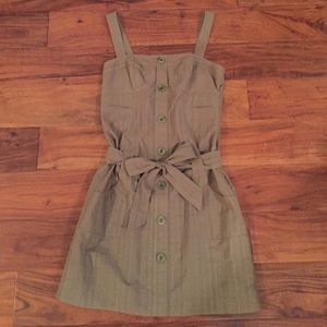 BCBG military green dress