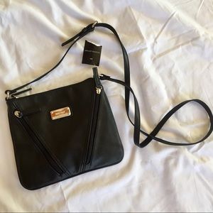 NWT Nine West Black Crossbody Purse