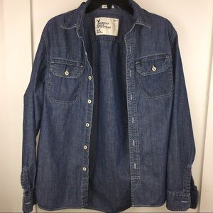 American Eagle Outfitters women's jean shirt