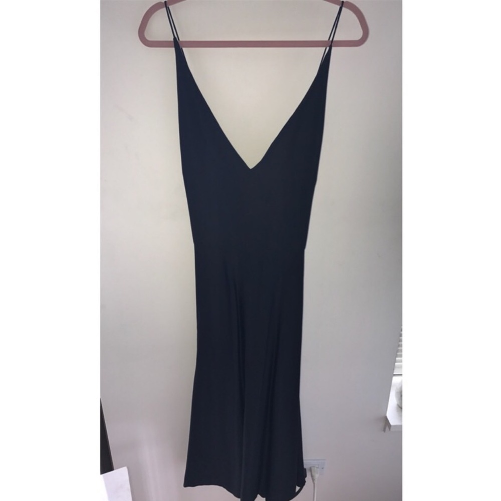 Kate Spade Black Saturday Satin Dress Size 14