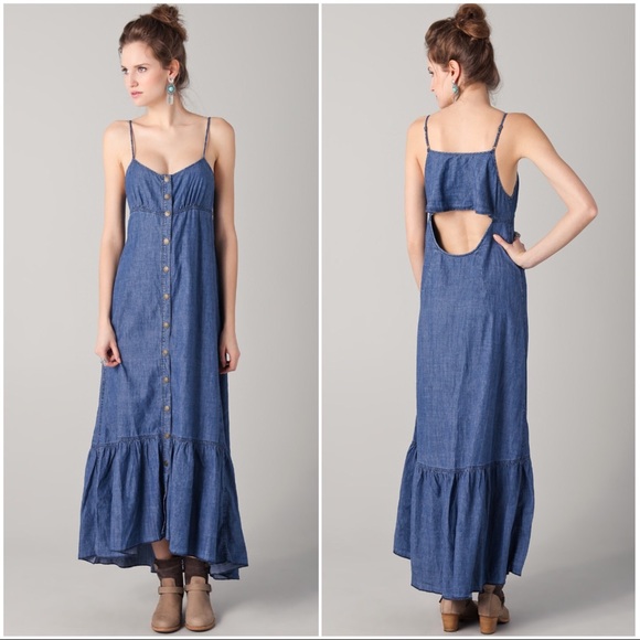 Free People Dresses & Skirts - 🚨SALE🚨Free People Open Back Maxi Dress