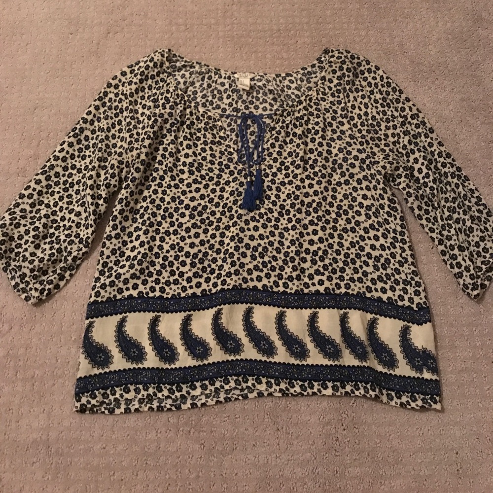 Indigo blouse