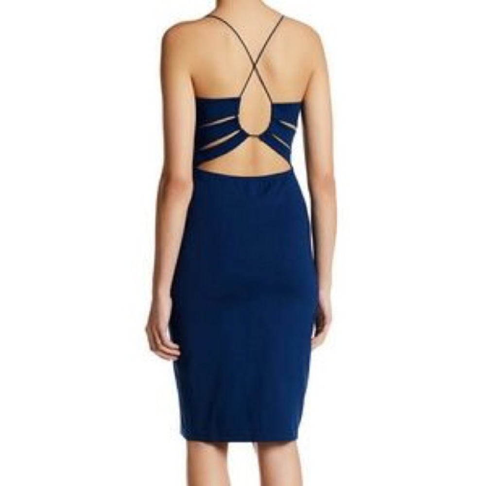 Sexy blue free press dress