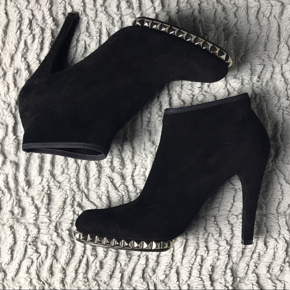 Stuart Weitzman studded booties