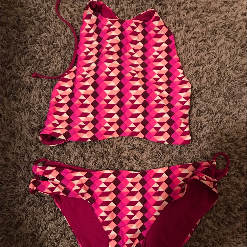 2 piece reversible swimsuit