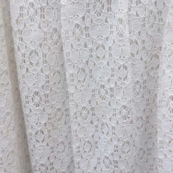 ZARA WHITE LACE DRESS SZ M - Picture 4 of 5