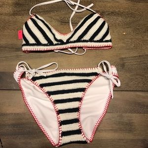 NWT Xhilaration Crochet Bikini 4th of July America