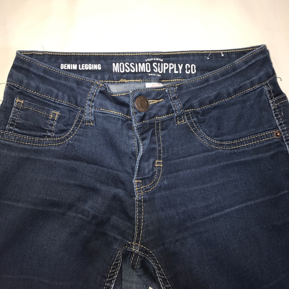 Women's denim jean leggings