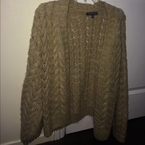 Kendall and Kylie one size fits all woven cardigan