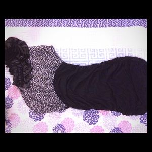 One shoulder tube dress