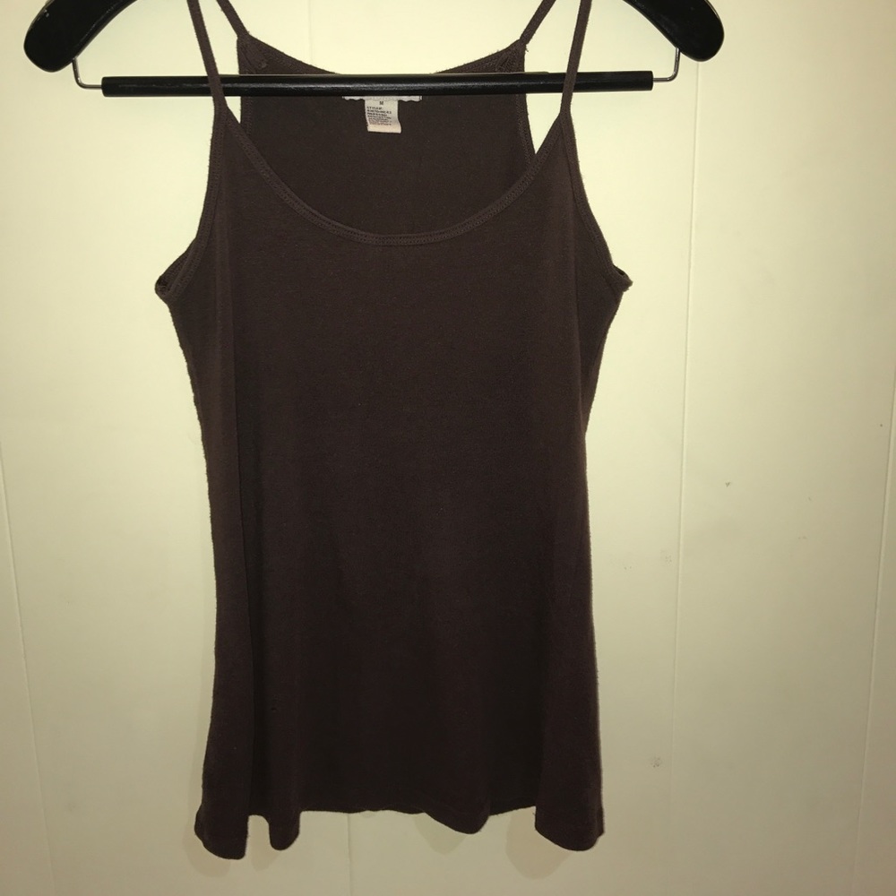 Women's size medium brown tank top