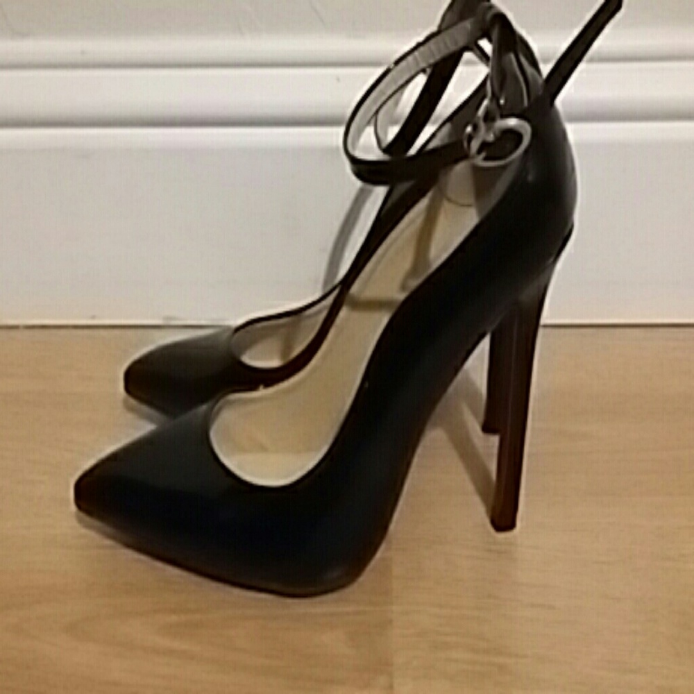 Red bottom strappy heels