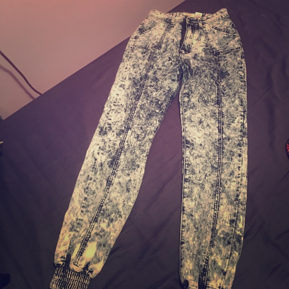 Jean joggers