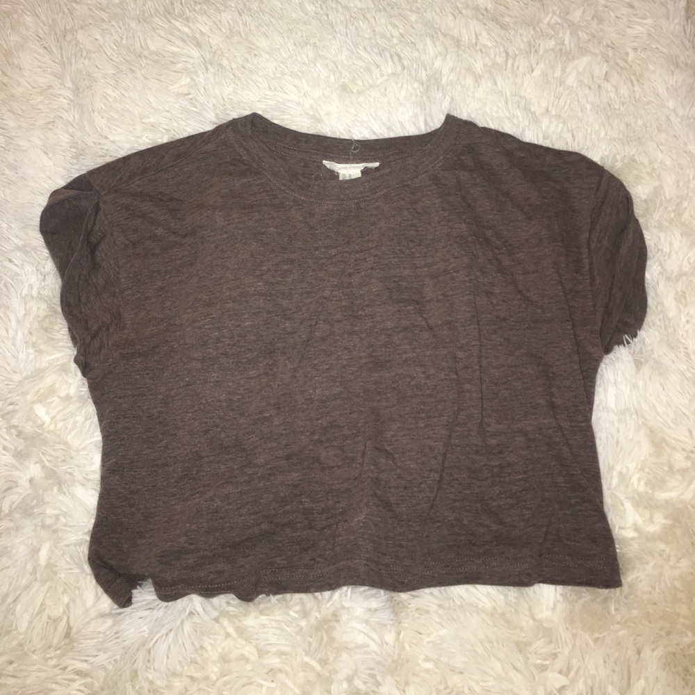 Box Crop Top, Mauve