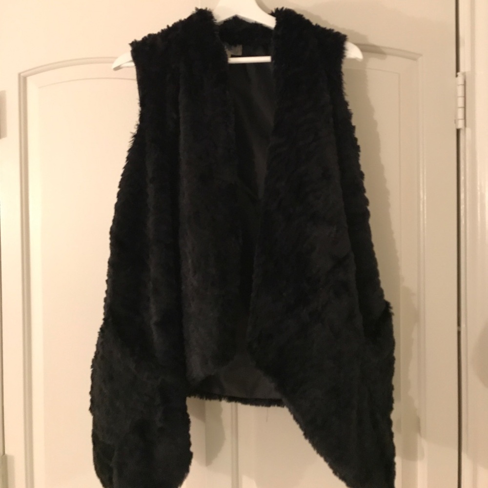 Fuzzy Faux Fur Vest