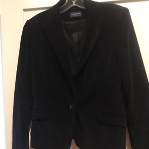 Ann taylor black velvet blazer size M/L