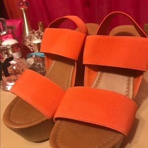 Wedge heel sandals
