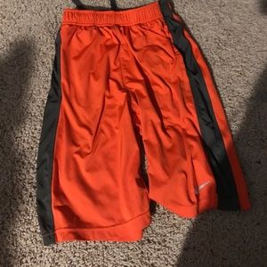 Nike men's orange shorts
