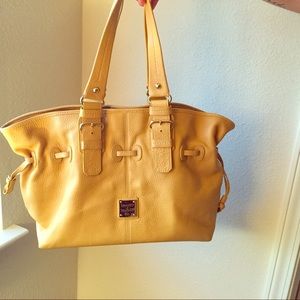 Dooney & Burke Pebble Leather Tote Bag