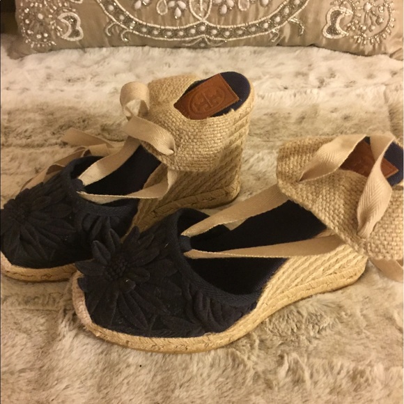 Tory Burch Shoes - Tory Burch Lace up Espadrille wedges