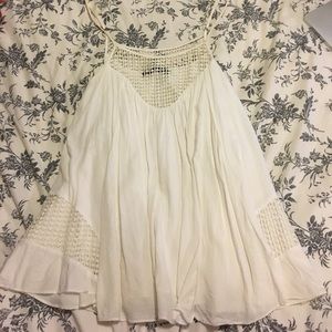 White baby doll dress