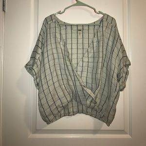 Amazing free people top size m with open front!!