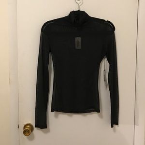 forever 21 sheer mesh top