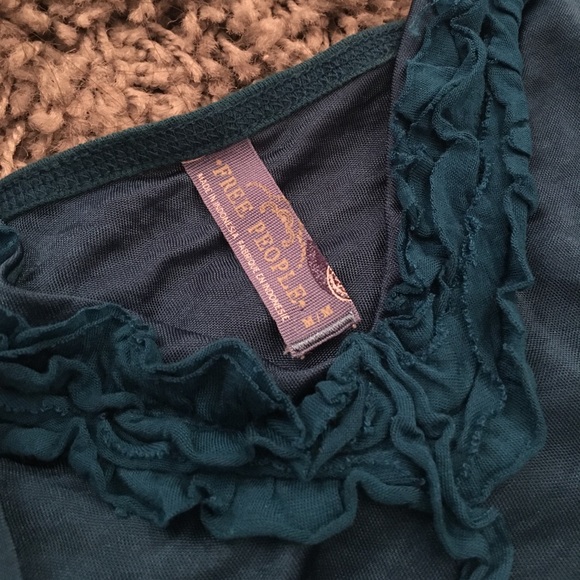 Free People Ruffle Top - Picture 2 of 4
