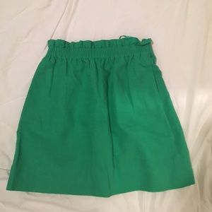 Jcrew elastic waistband skirt