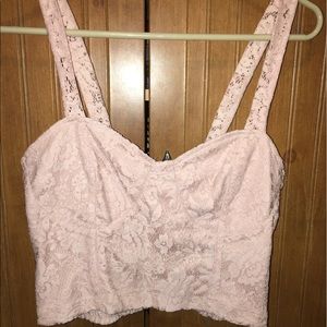 Lace crop top