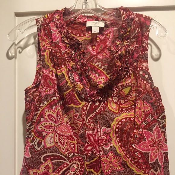 Ann taylor size Mp summer blouse - Picture 1 of 4