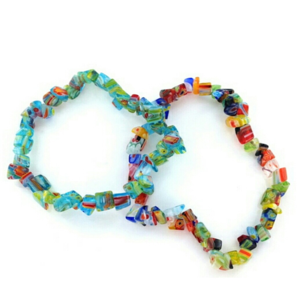🆕ASSORTED LAMP WORK GLASS BRACELETS