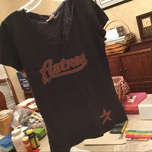 Houston Astros Women's V-neck t-shirt
