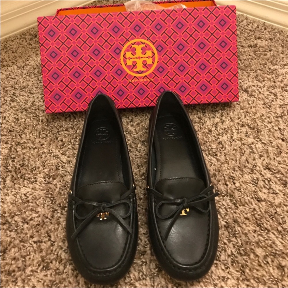 Size 6.5 Tory Burch Black loafer