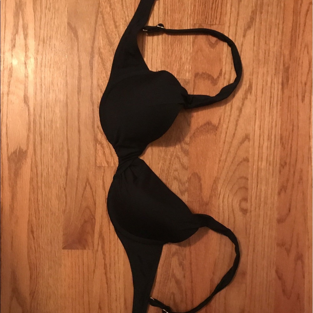 Black swim top